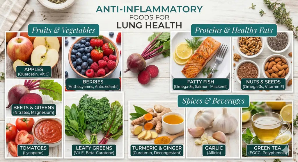 Healthy Food for lungs