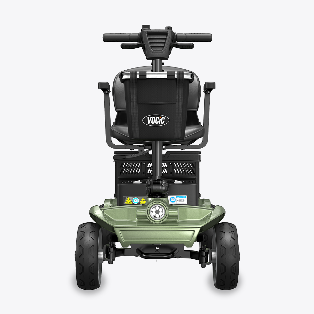 VOCIC D35 Folding Electric Mobility Scooter with Shopping Cart
