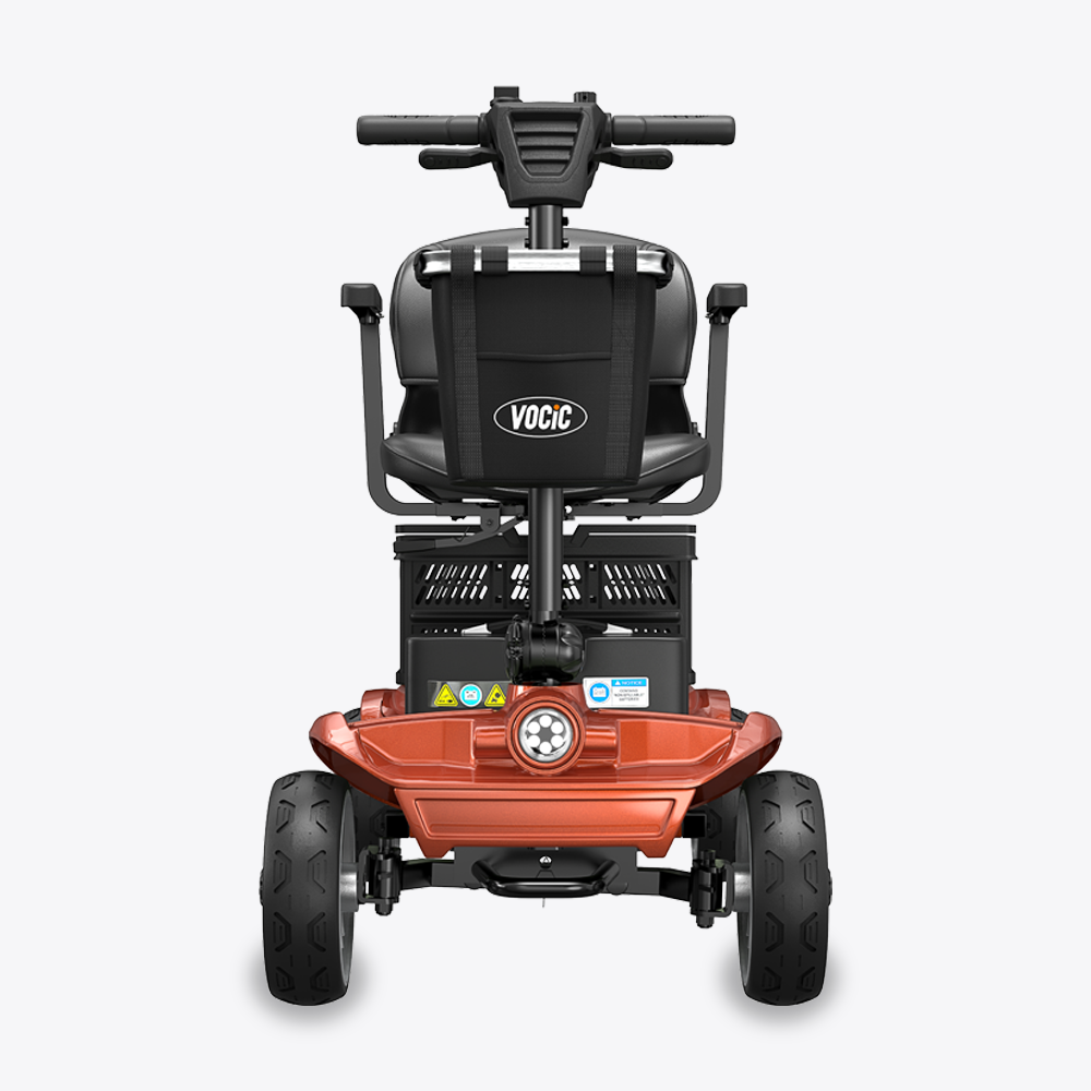 VOCIC D35 Folding Electric Mobility Scooter with Shopping Cart