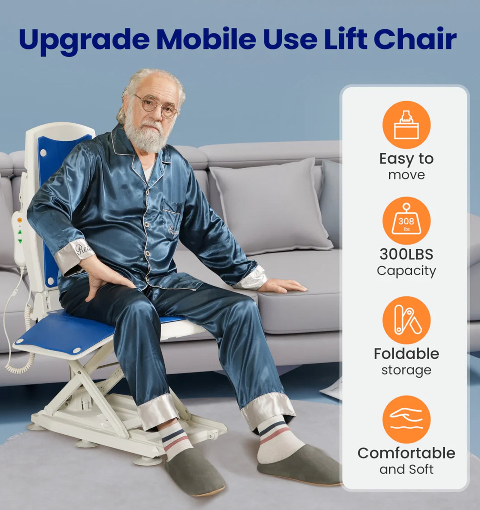 AX10 Multi-Functional Bathtub Lift Chair