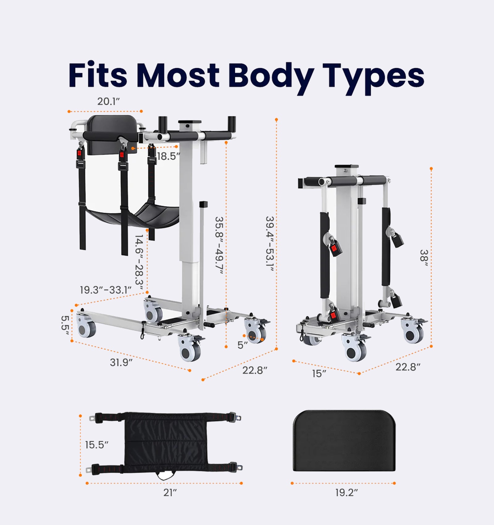 AY06 Electric Folding Transfer Lift