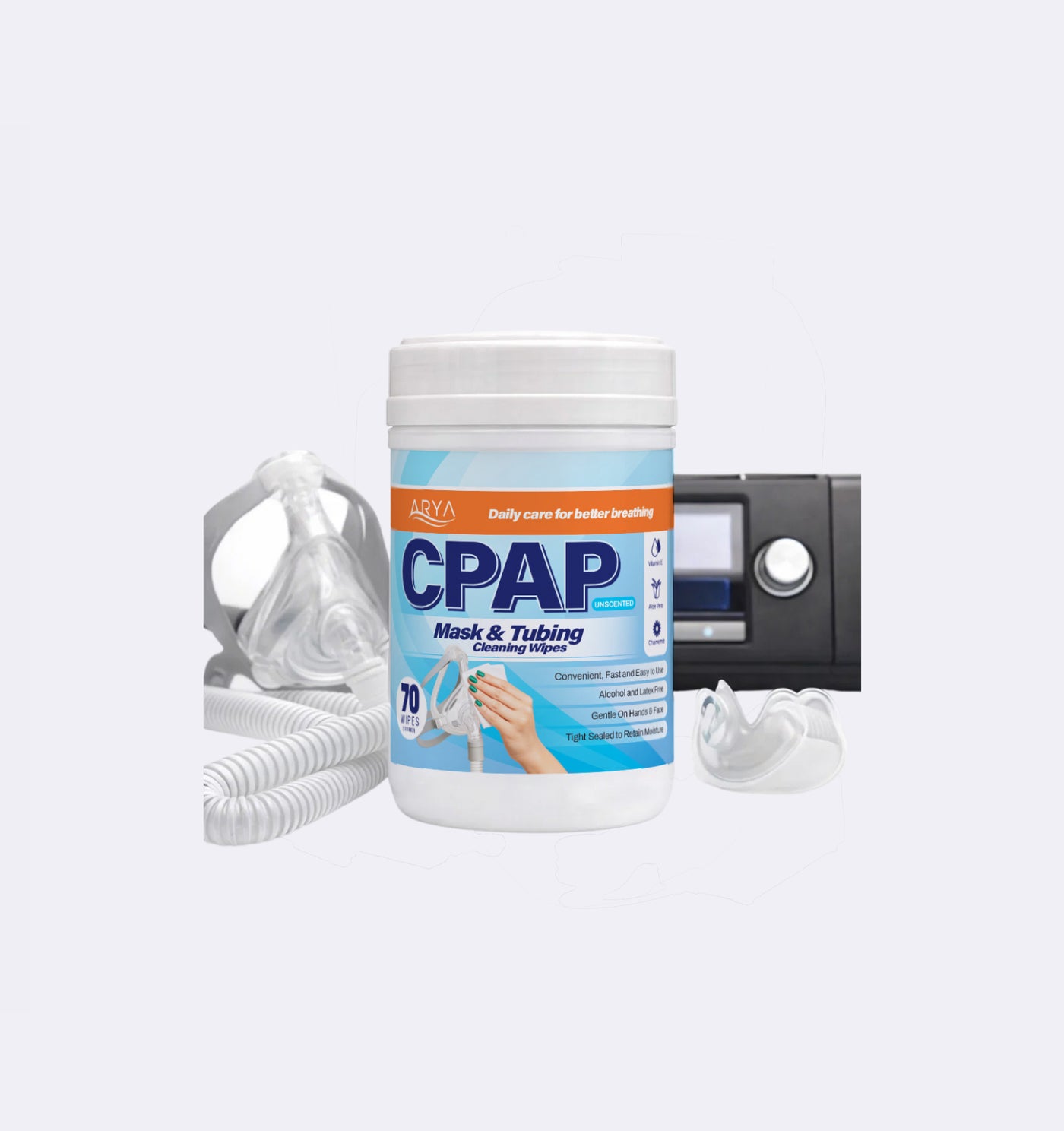CPAP Mask & Tubing Cleaning Wipes
