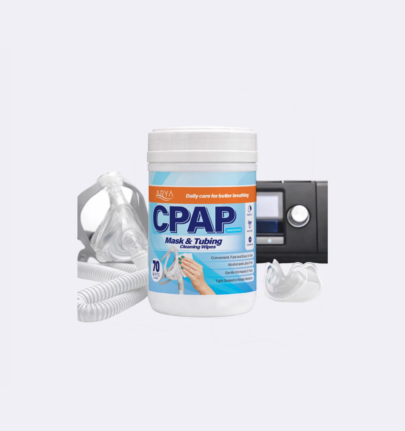 CPAP Mask & Tubing Cleaning Wipes