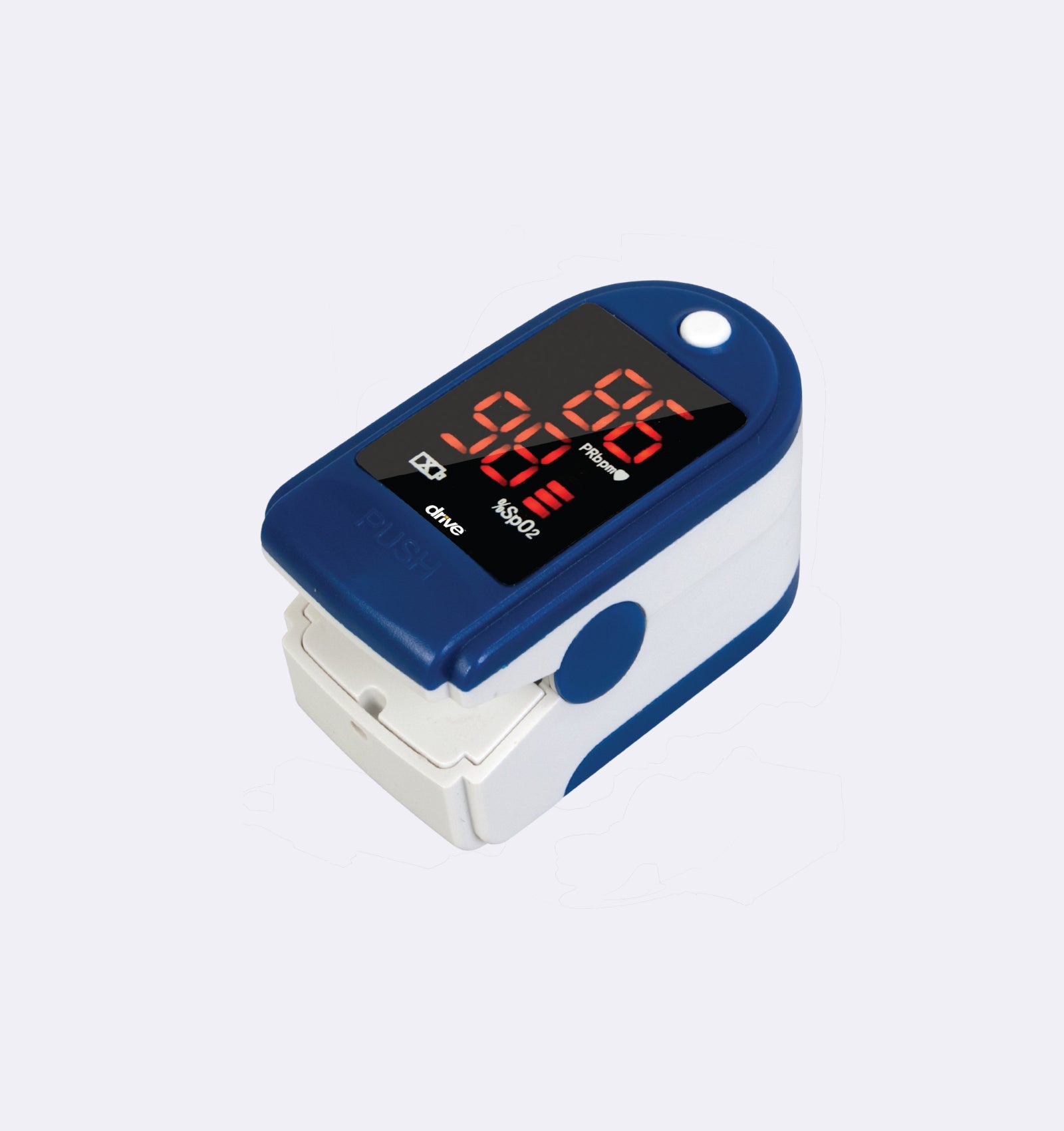 Drive Medical Health-Ox Digital Fingertip Pulse Oximeter Heart Rate Monitor