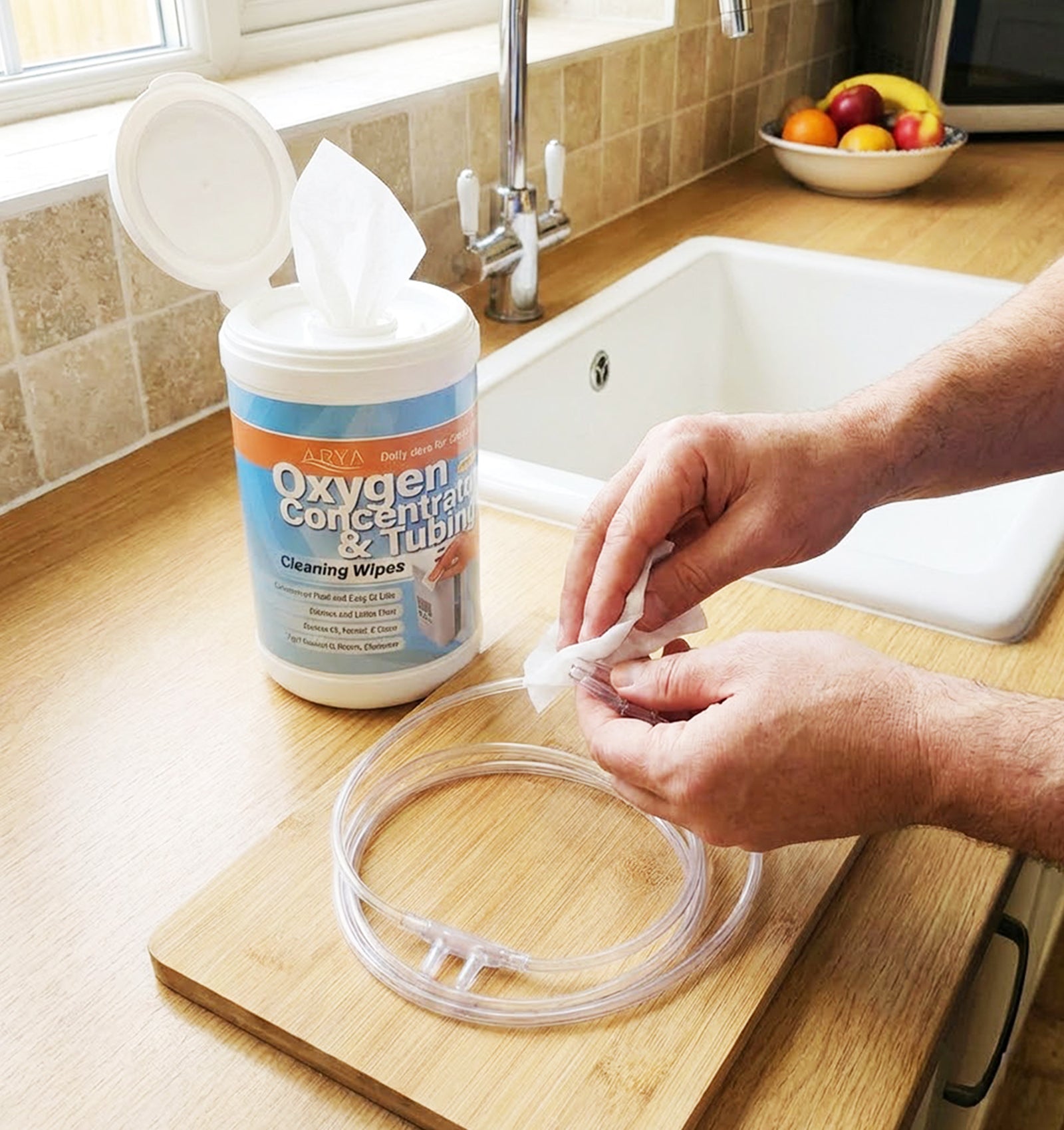 Oxygen Concentrator & Tubing Cleaning Wipes