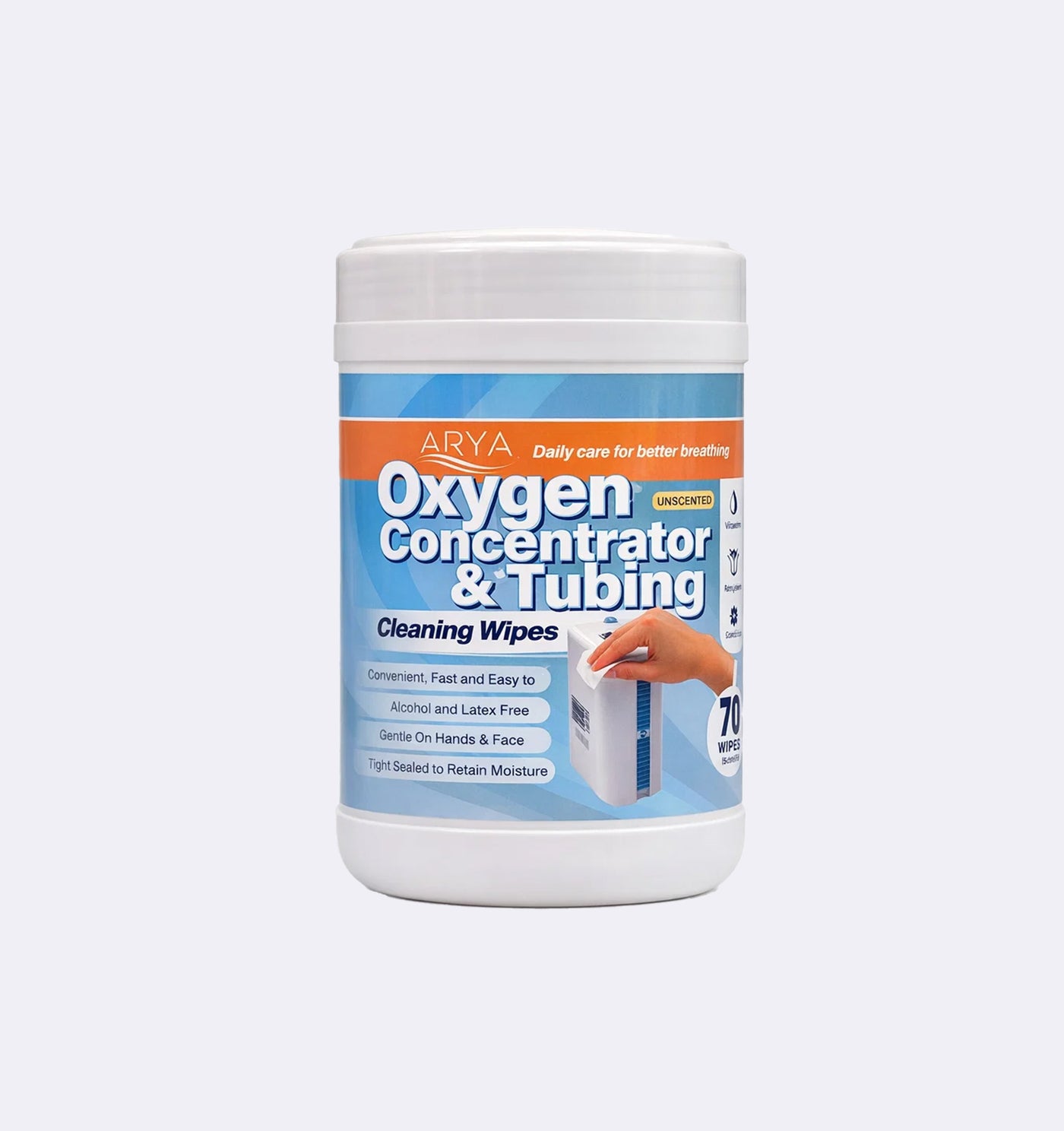 Oxygen Concentrator & Tubing Cleaning Wipes