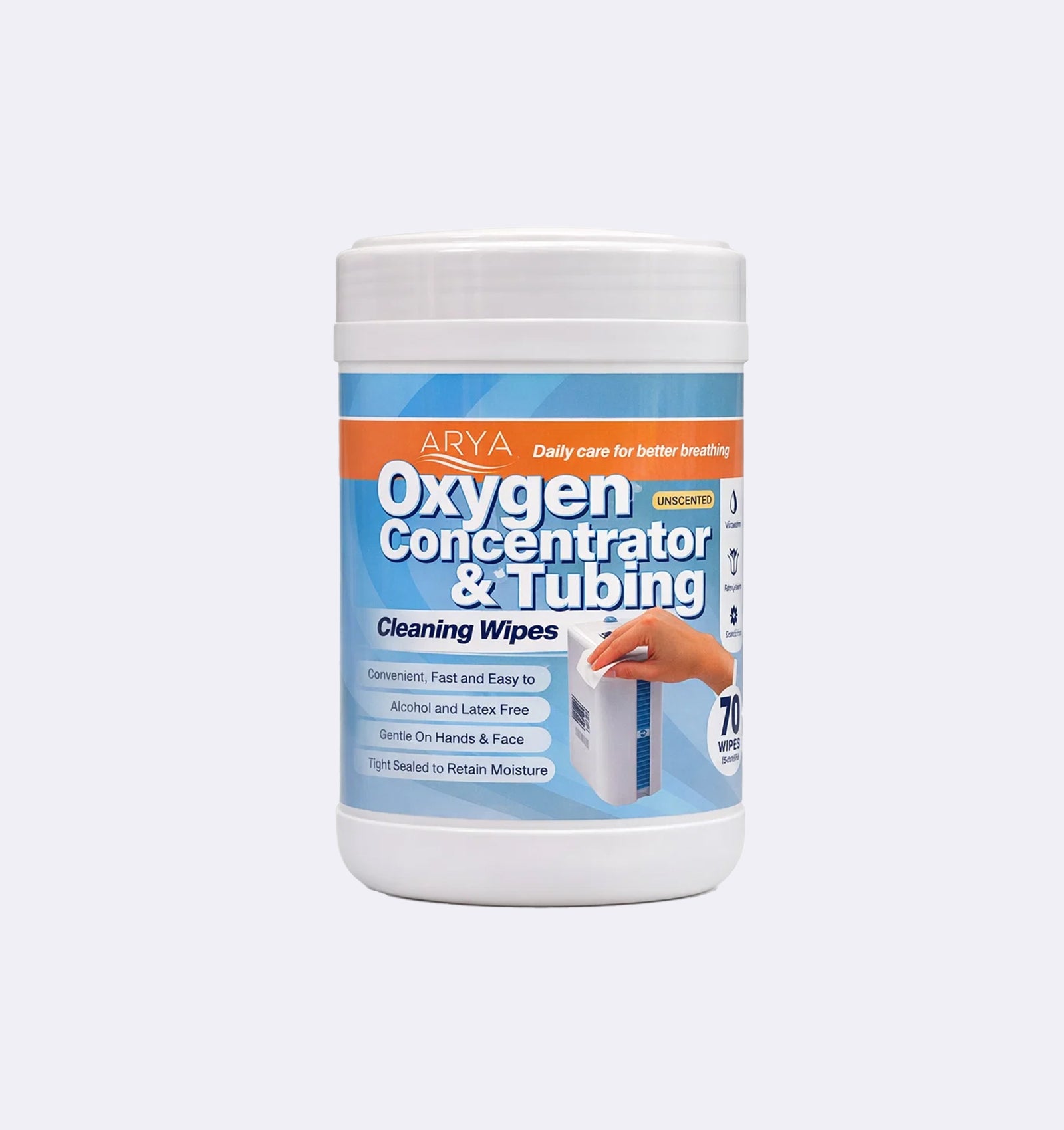 Oxygen Concentrator & Tubing Cleaning Wipes