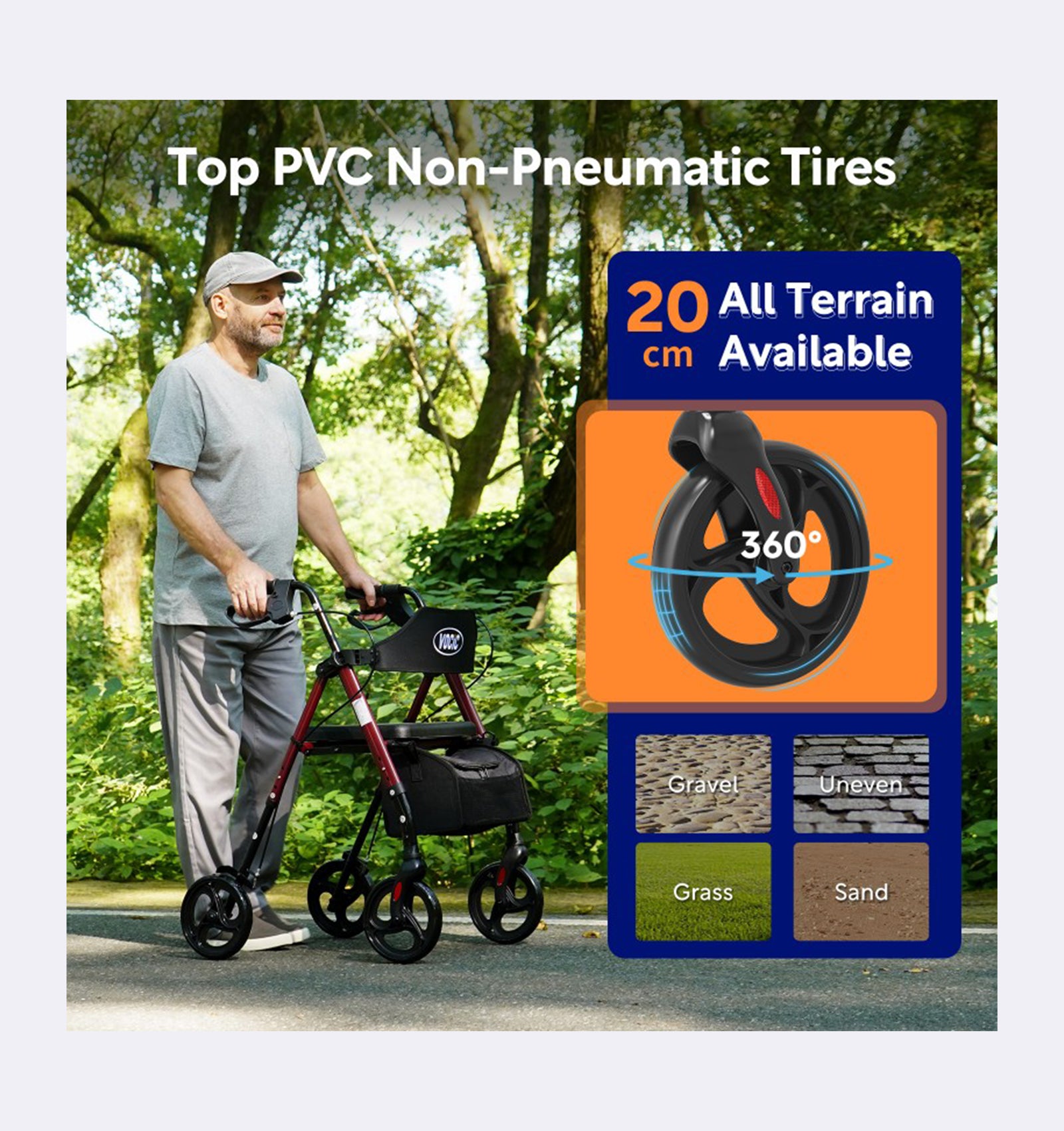 Z21 Ultra-Budget Rollator Walker