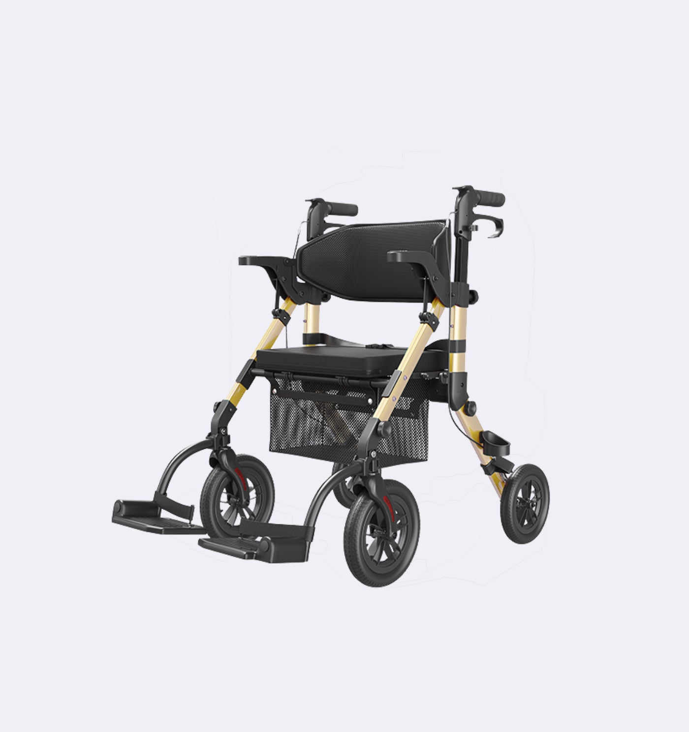 Z51 Shift Combo 2 In 1 Rollator – Transport Chair Walker
