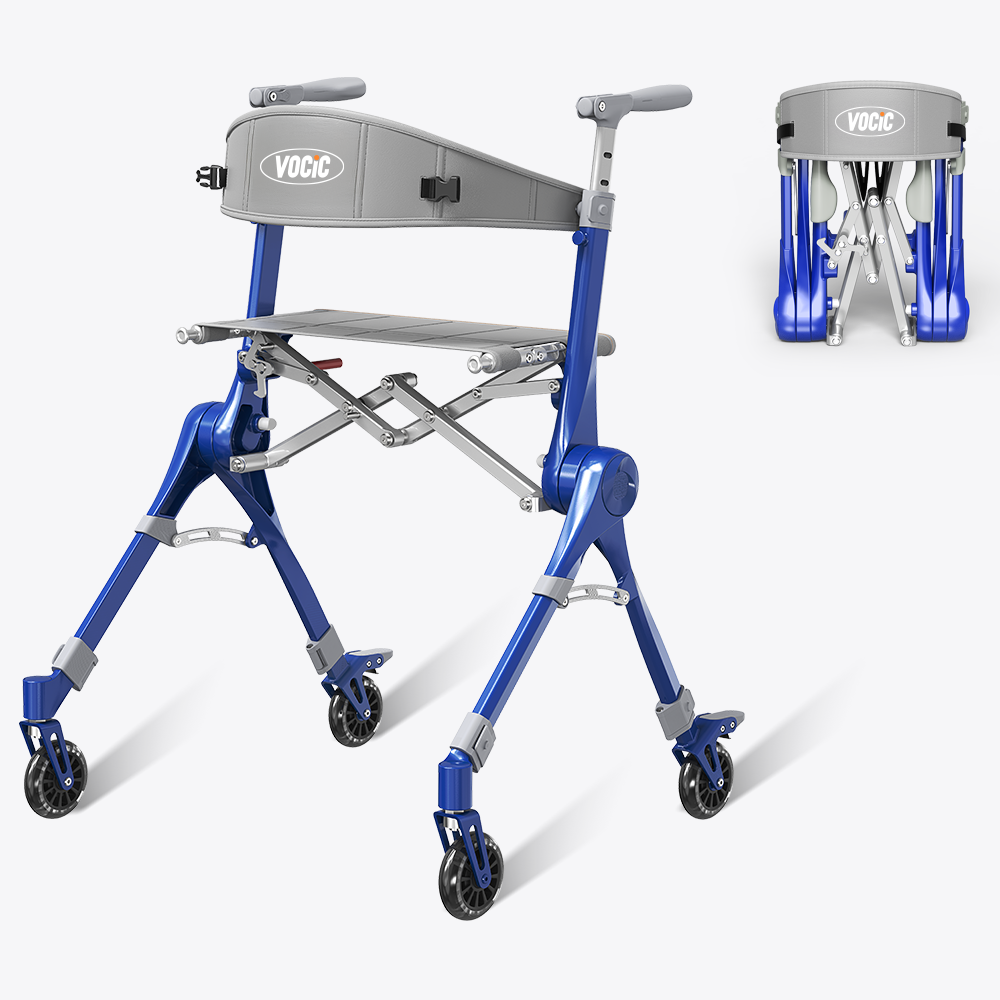VOCIC Z35 PackGo Foldable Lightweight Rollator Walker