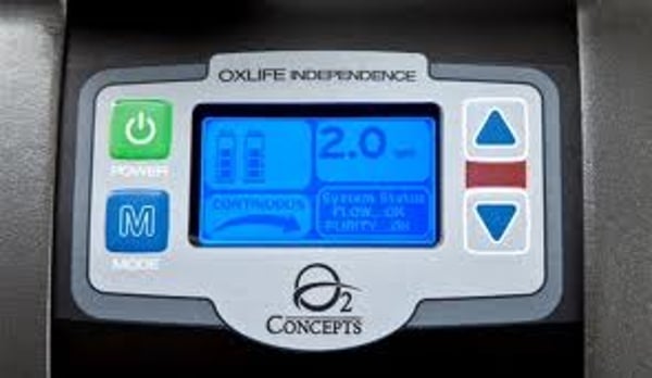 Oxlife Independence Easy to Use Control Panel