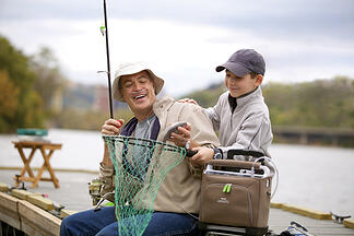 Fishing with a Portable Oxygen Concentrator