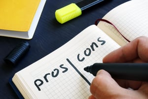 pros and cons list