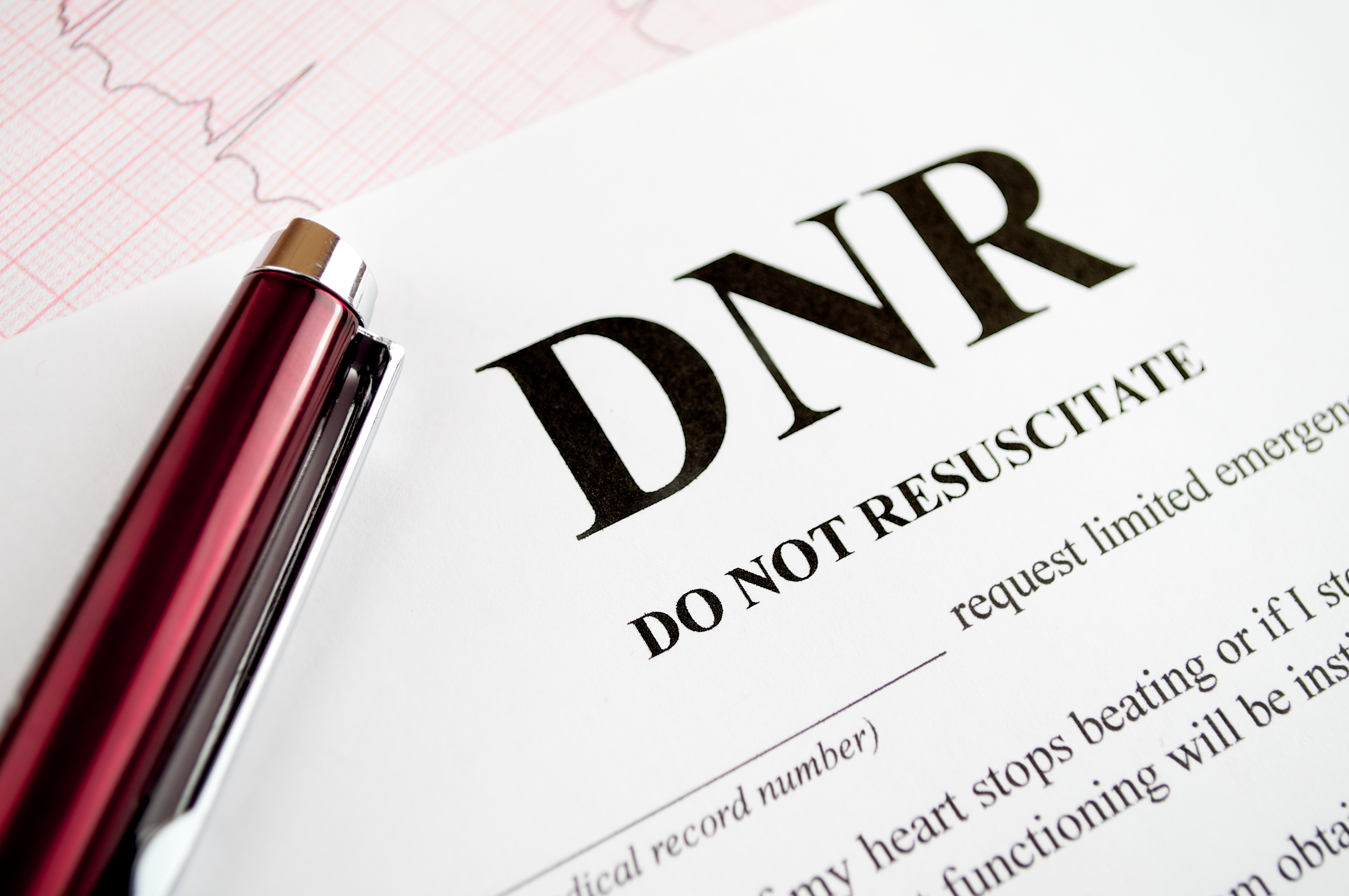 do not resuscitate paperwork